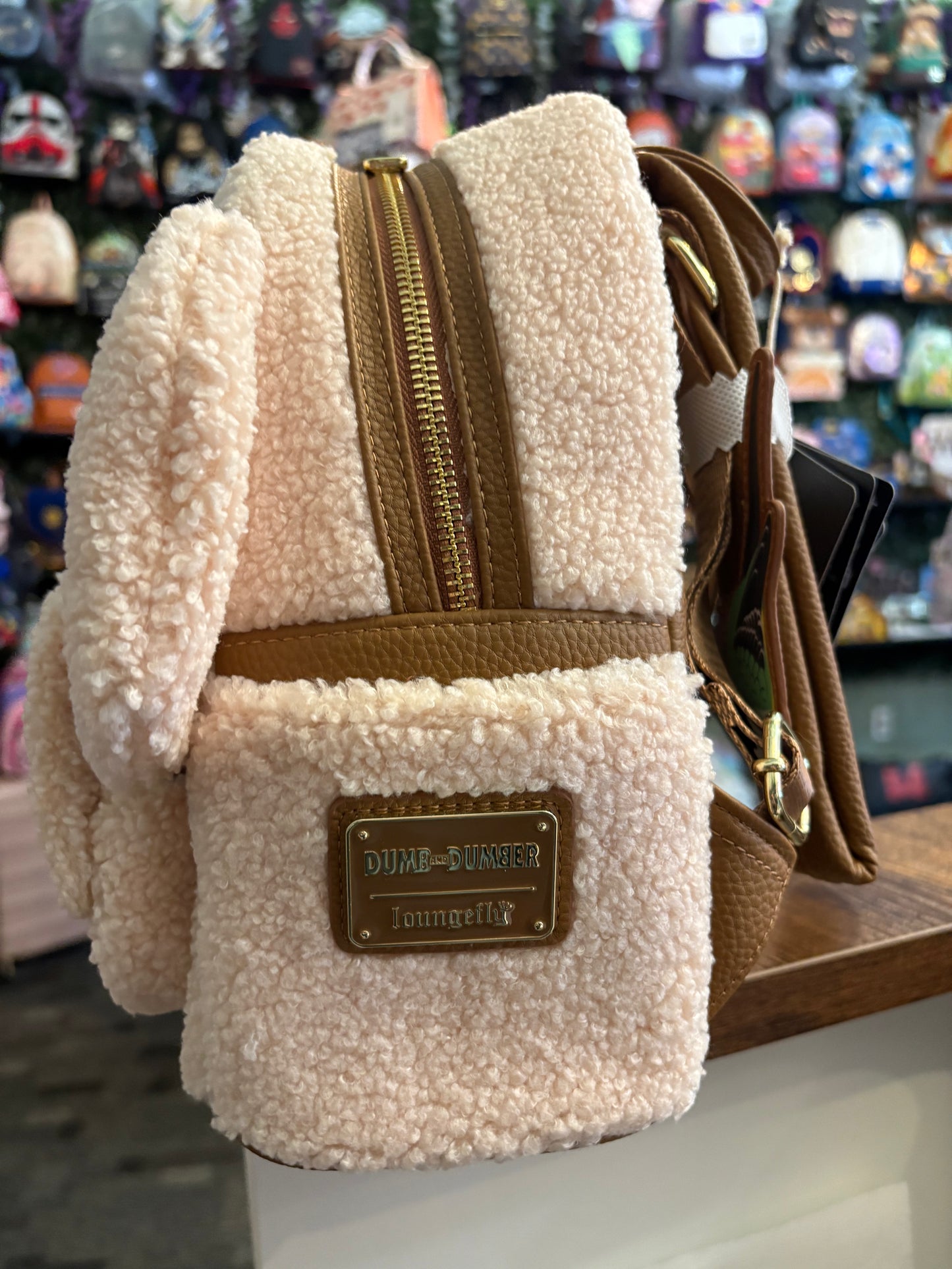 Loungefly Dumb and Dumber Dog - Glow-in-the-Dark Mini Backpack