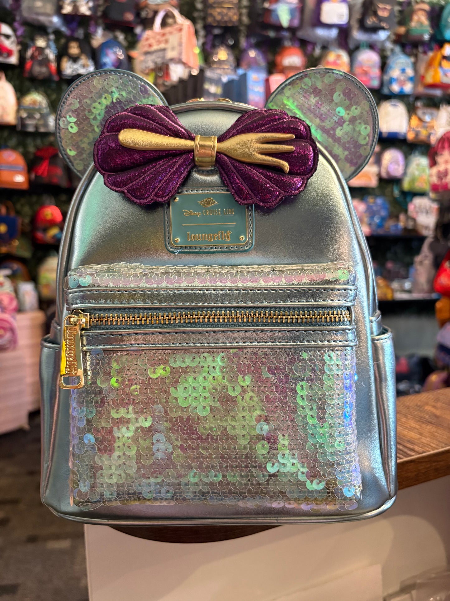 Loungefly Disney Cruise Line Ariel mini Backpack