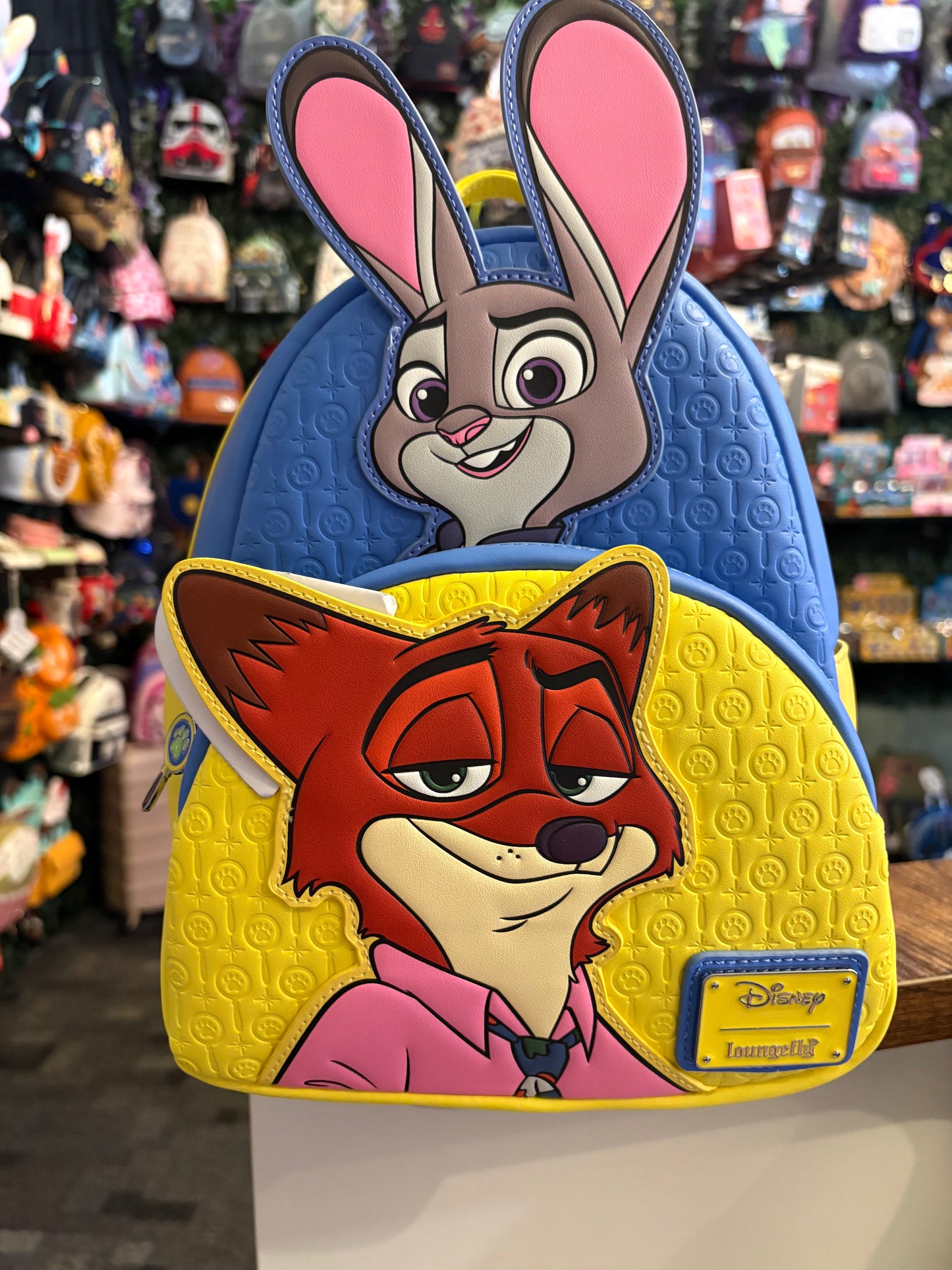 Loungefly Zootopia Stacked Mini Backpack