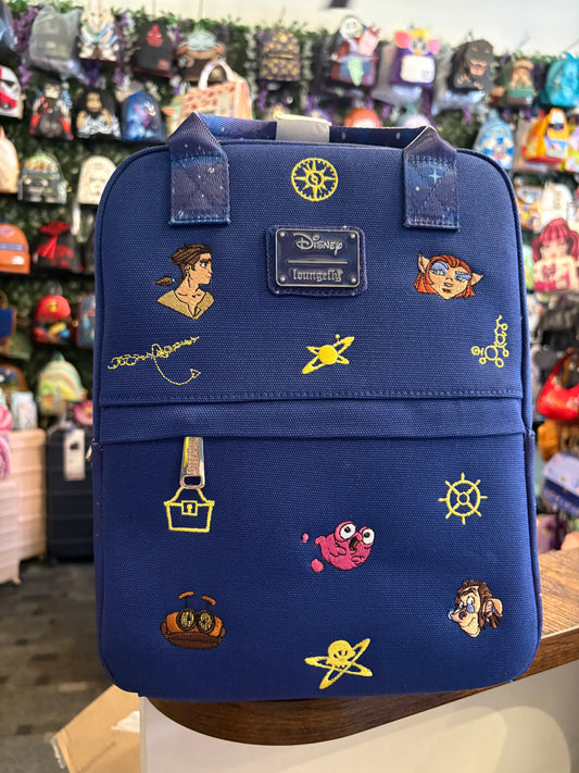 Loungefly Treasure Plant Icons Square Canvas mini Backpack