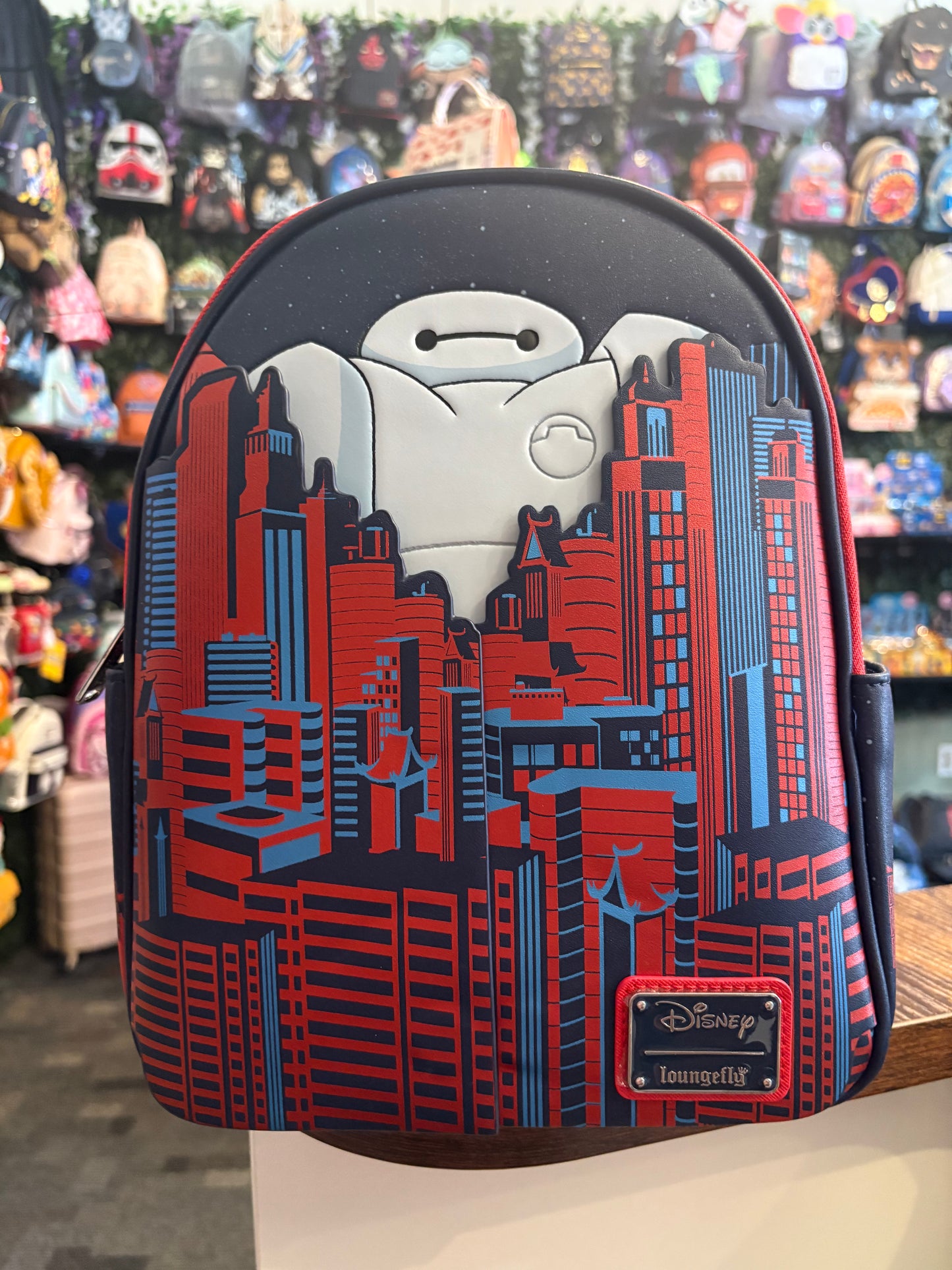 Loungefly Baymax City Scene mini Backpack