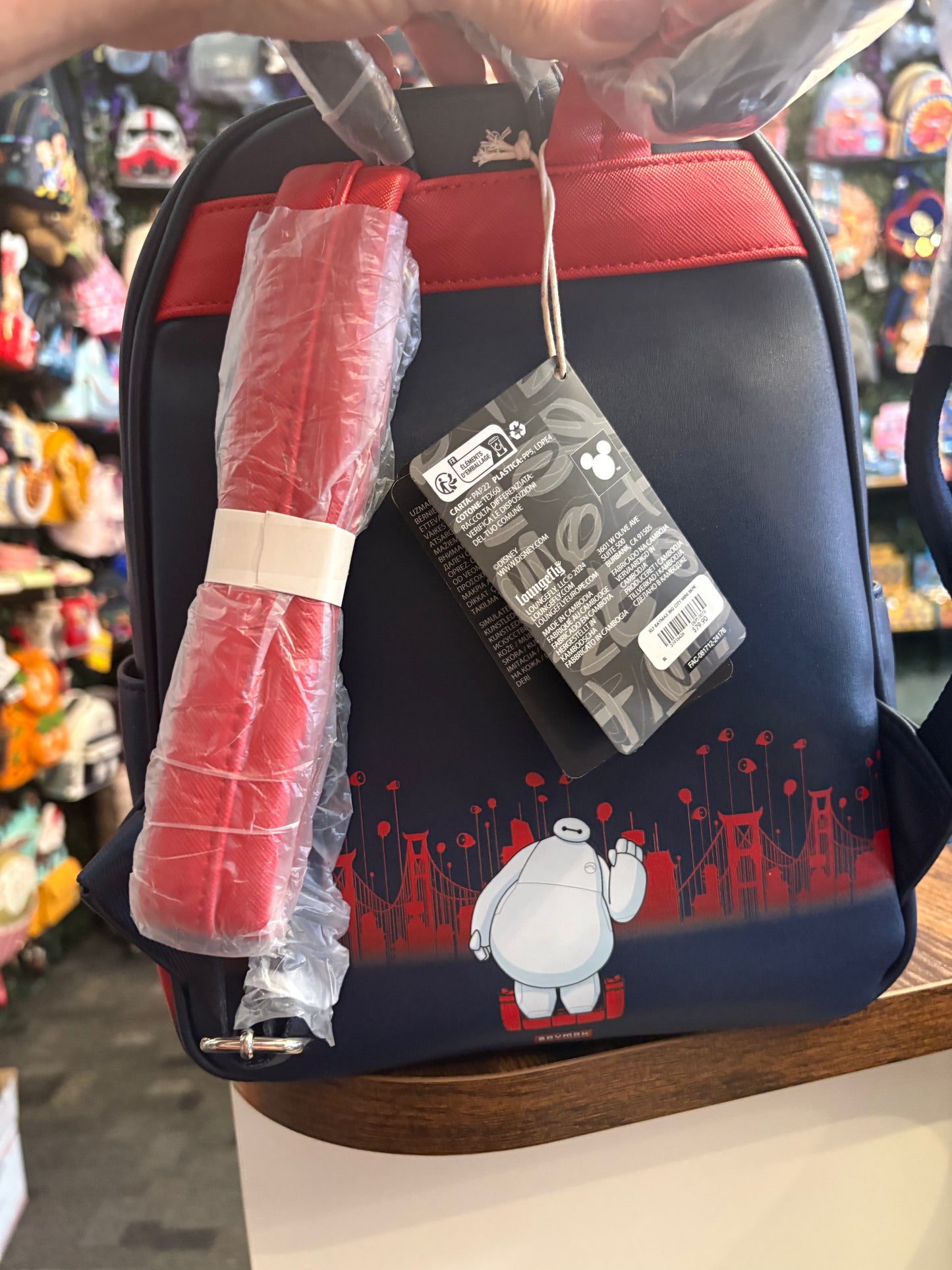 Loungefly Baymax City Scene mini Backpack