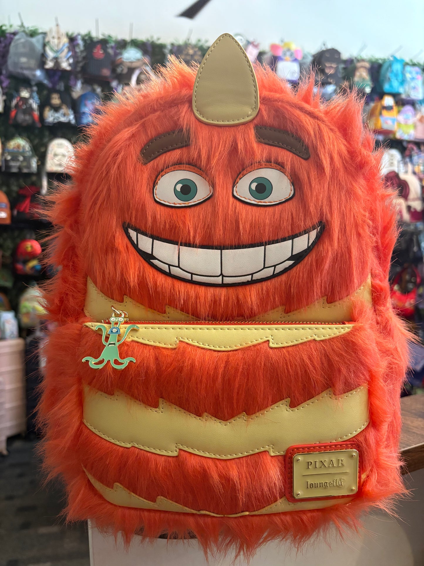 Loungefly Pixar Monsters Inc George Plush mini Backpack