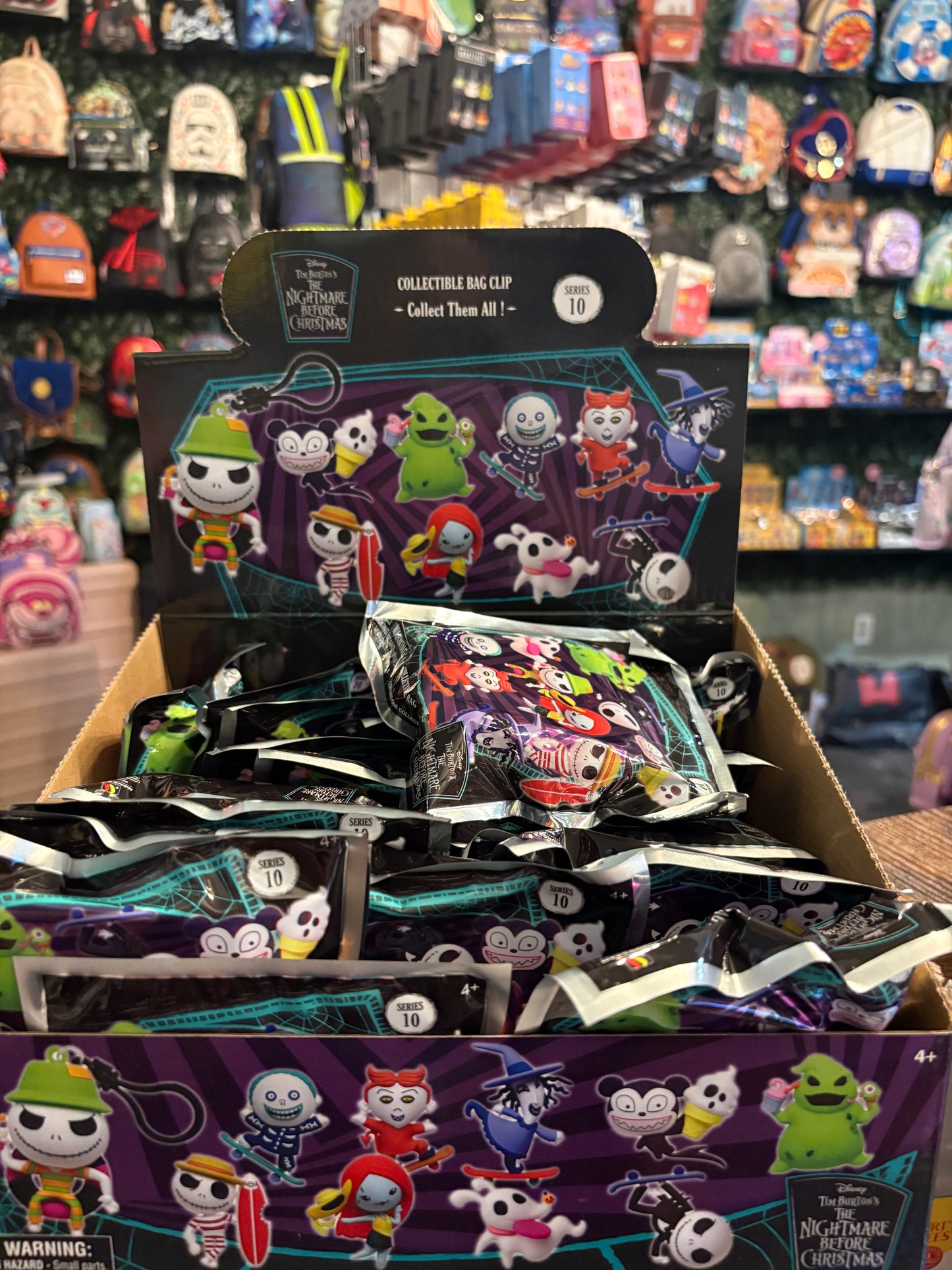 Monogram Nightmare Before Christmas Mystery Foam Bag Clips Series 10