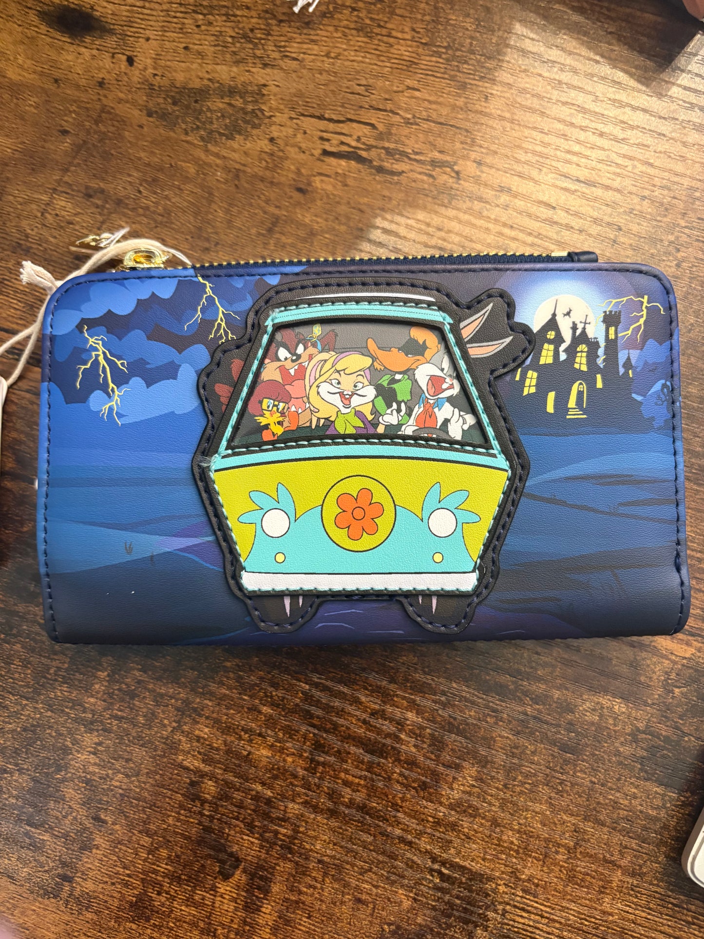 Loungefly WD 100th Anniversary Looney Tunes and Scooby Mash Up Wallet
