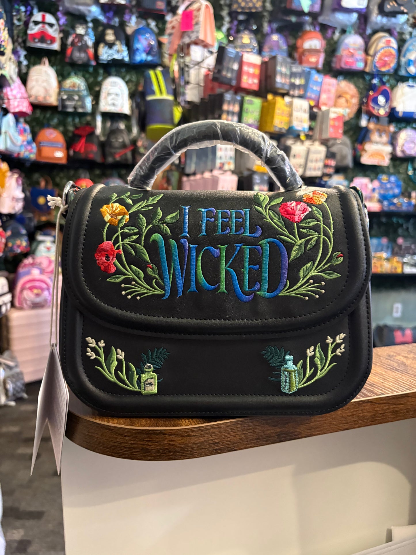 Loungefly Universal Wicked 2 Floral Crossbody