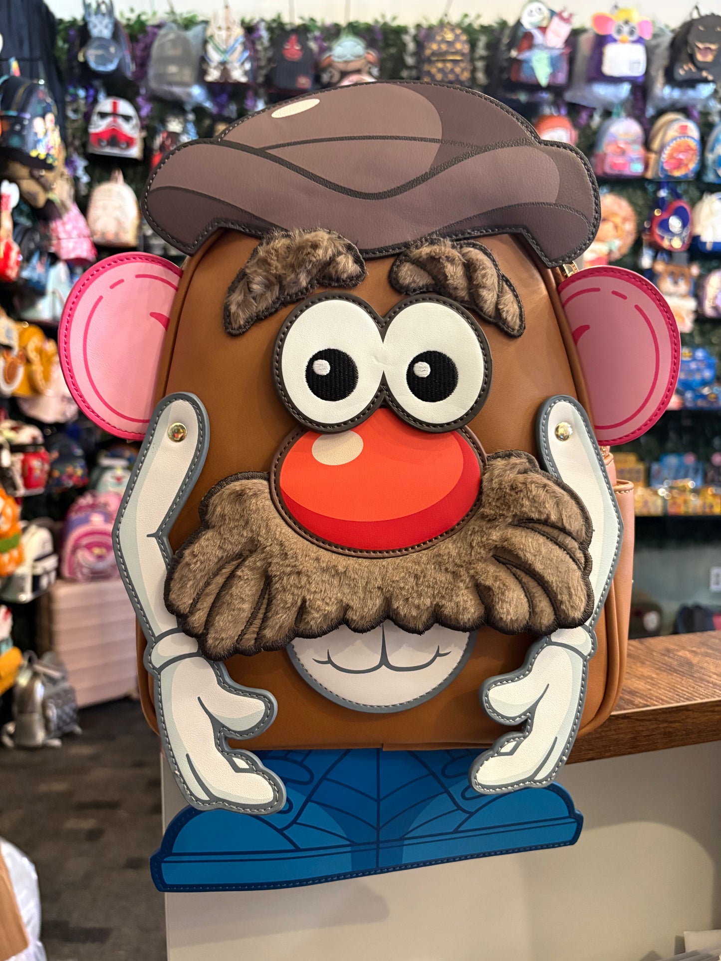 Loungefly Mr Potato Head Cosplay Change his Face Mini Backpack