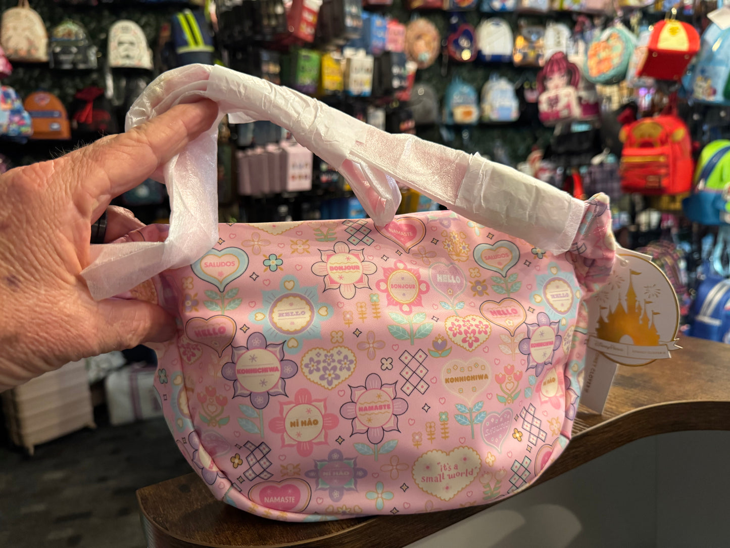 It's a Small World Belt bag- Pink by Stoney Clover Lane