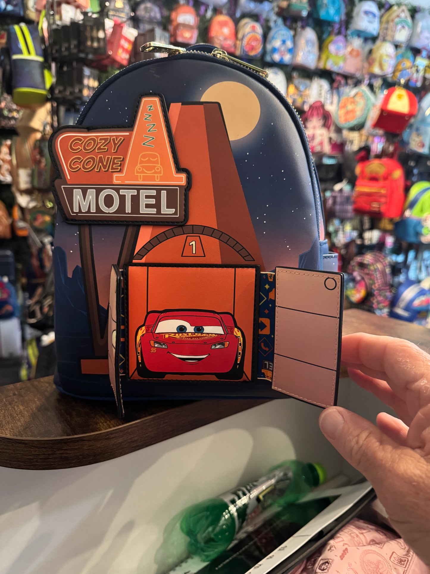 Loungefly Xcars Cozy Cone Motel  mini Backpack