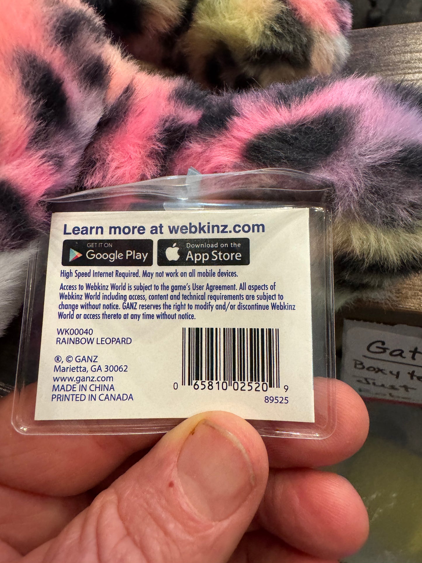 Webkinz Rainbow Leopard
