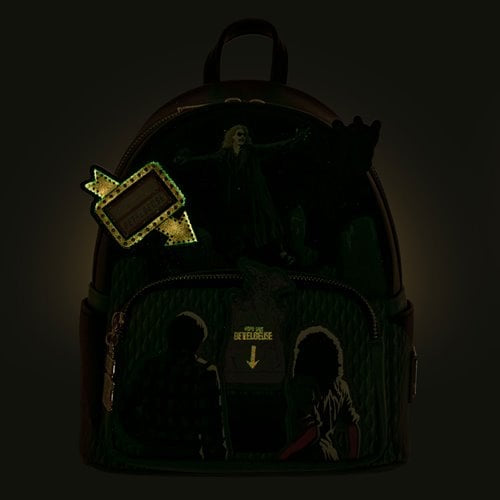 Beetlejuice Graveyard Glow-in-the-Dark Mini-Backpack - Entertainment Earth Exclusive