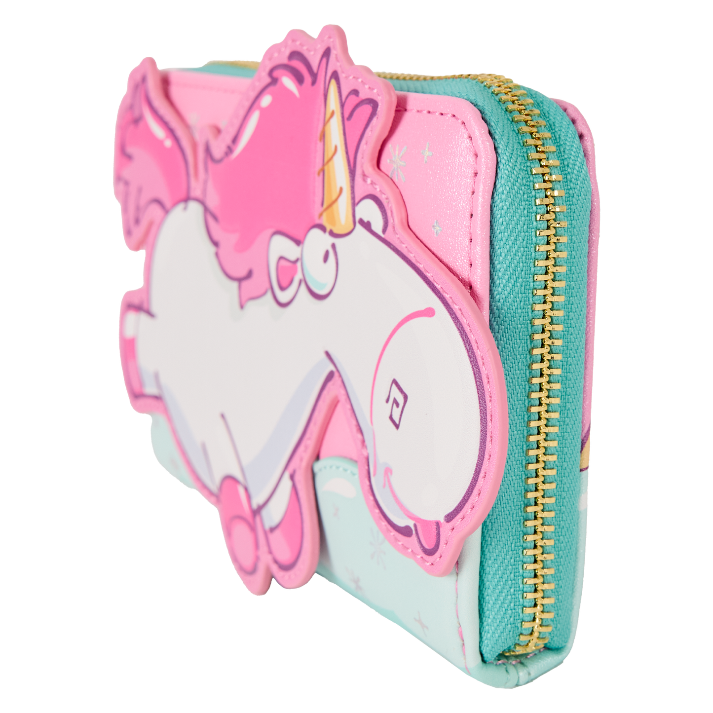 Minions Fluffy Unicorn Zip-Around Wallet