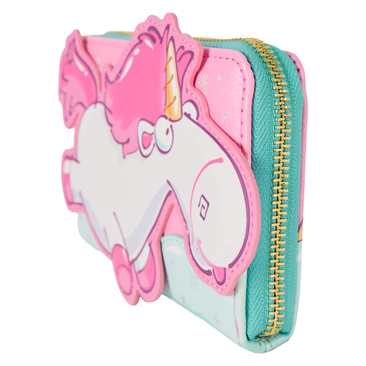 Minions Fluffy Unicorn Zip-Around Wallet