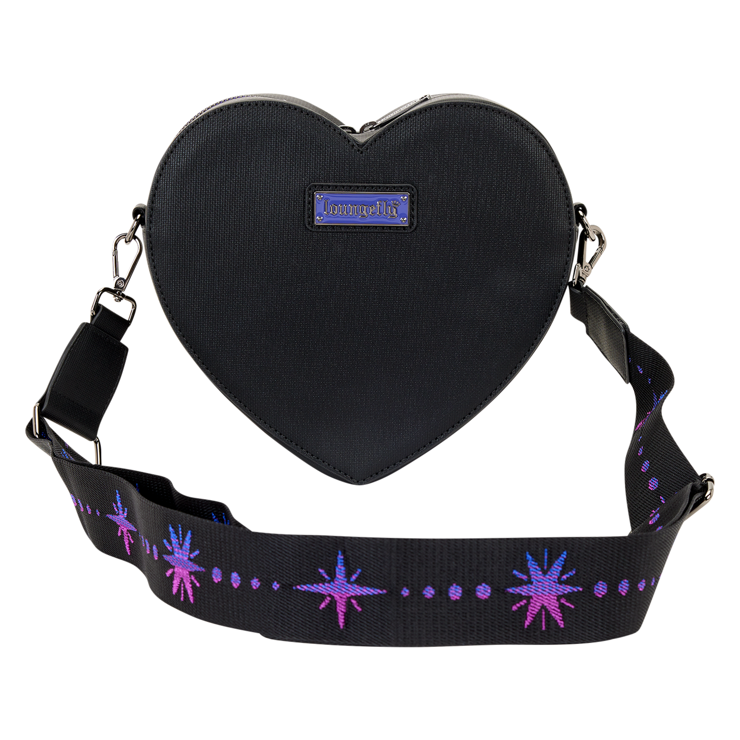Loungefly Neon Cat Figural Heart Crossbody Bag