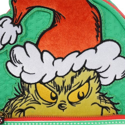 How the Grinch Stole Christmas Grinch Christmas Sweater Mini-Backpack - Entertainment Earth Exclusive