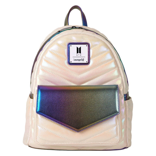 Loungefly BTS Iridescent Quilted Mini Backpack
