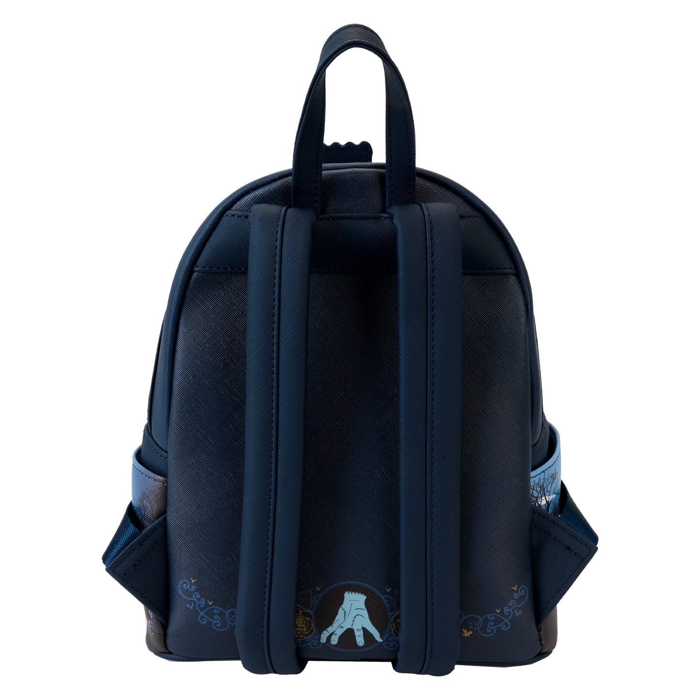 Loungefly The Addams Family Wednesday Nevermore Academy Castle Mini Backpack - Glow-in-the-Dark