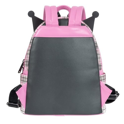 Loungefly Sanrio Kuromi Flames and Plaid Mini-Backpack