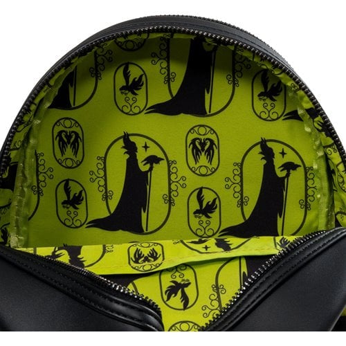 Sleeping Beauty Maleficent Stained Glass Mini-Backpack - Entertainment Earth Exclusive