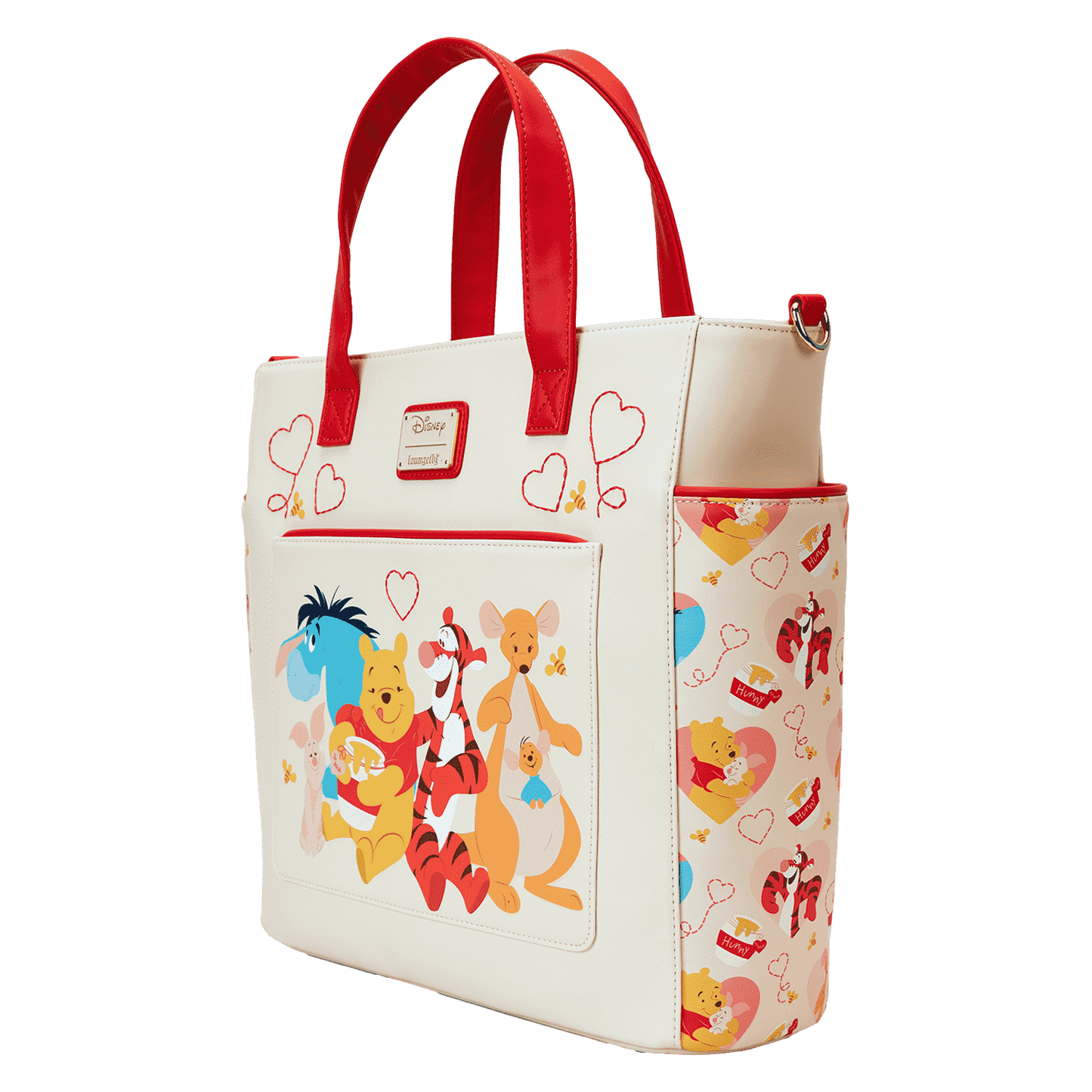 Loungefly Winnie the Pooh and Friends Love Convertible Tote