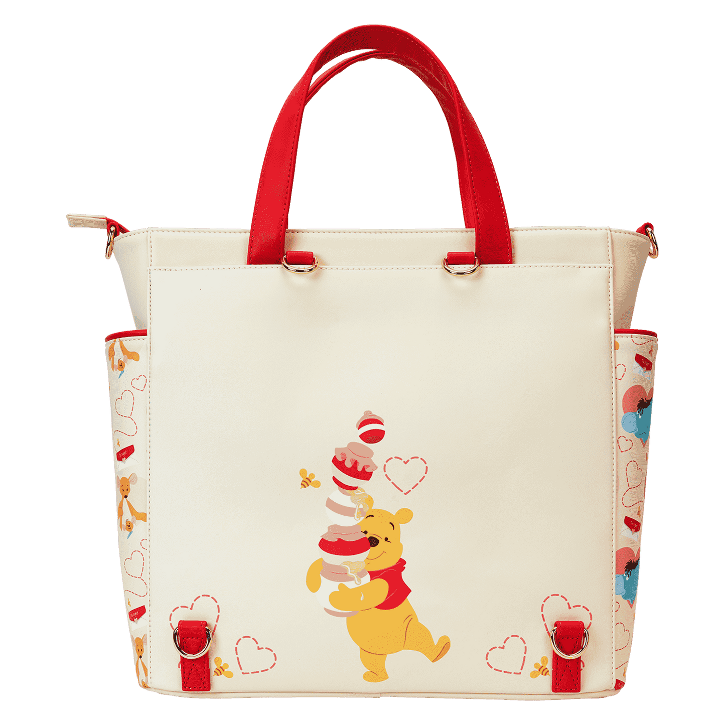 Loungefly Winnie the Pooh and Friends Love Convertible Tote