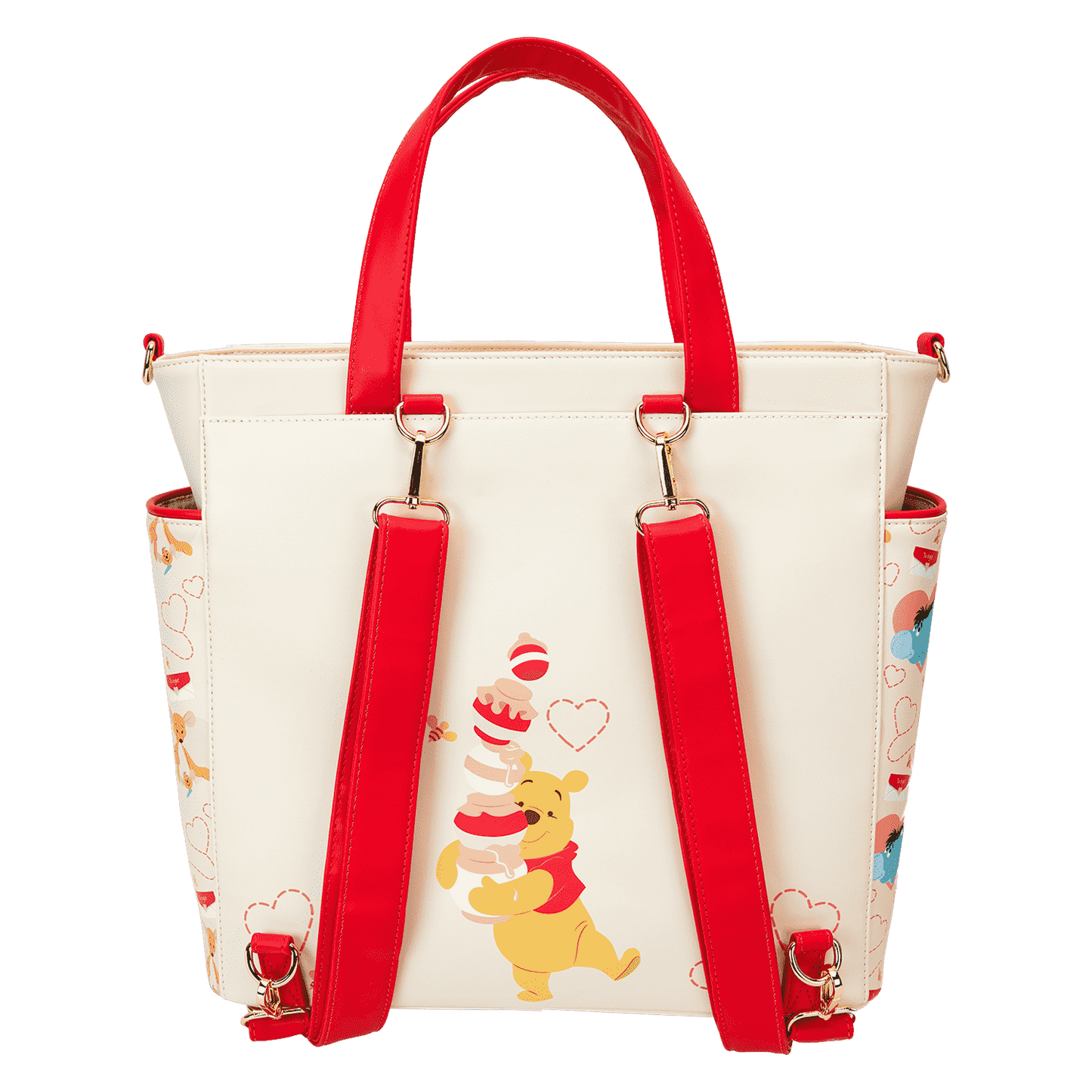 Loungefly Winnie the Pooh and Friends Love Convertible Tote