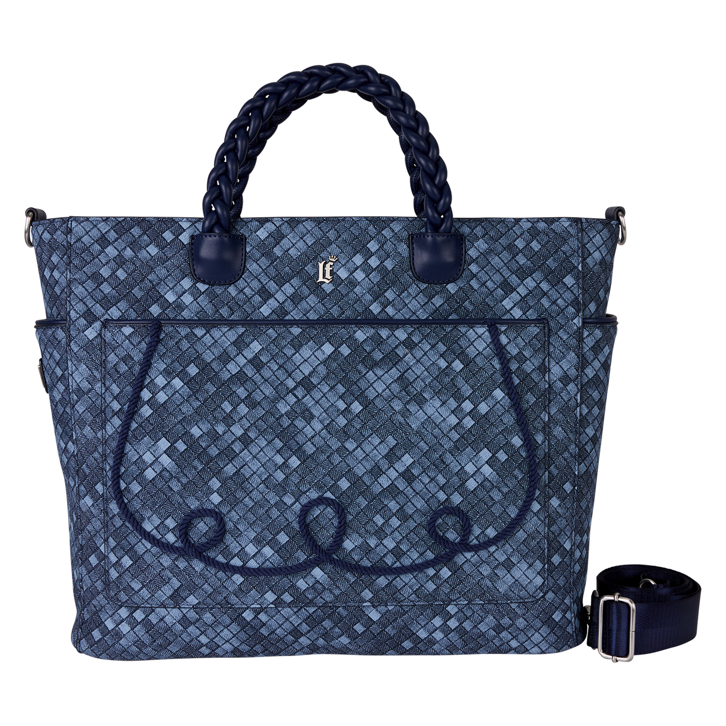 Loungefly Denim Convertible Tote Bag