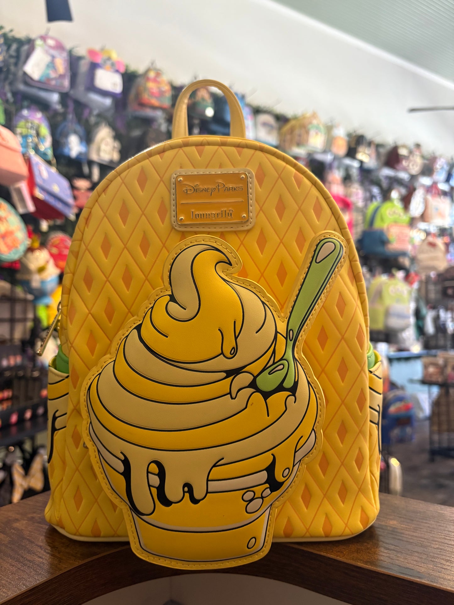Loungefly Disney Parks Pineapple Swirl mini backpack