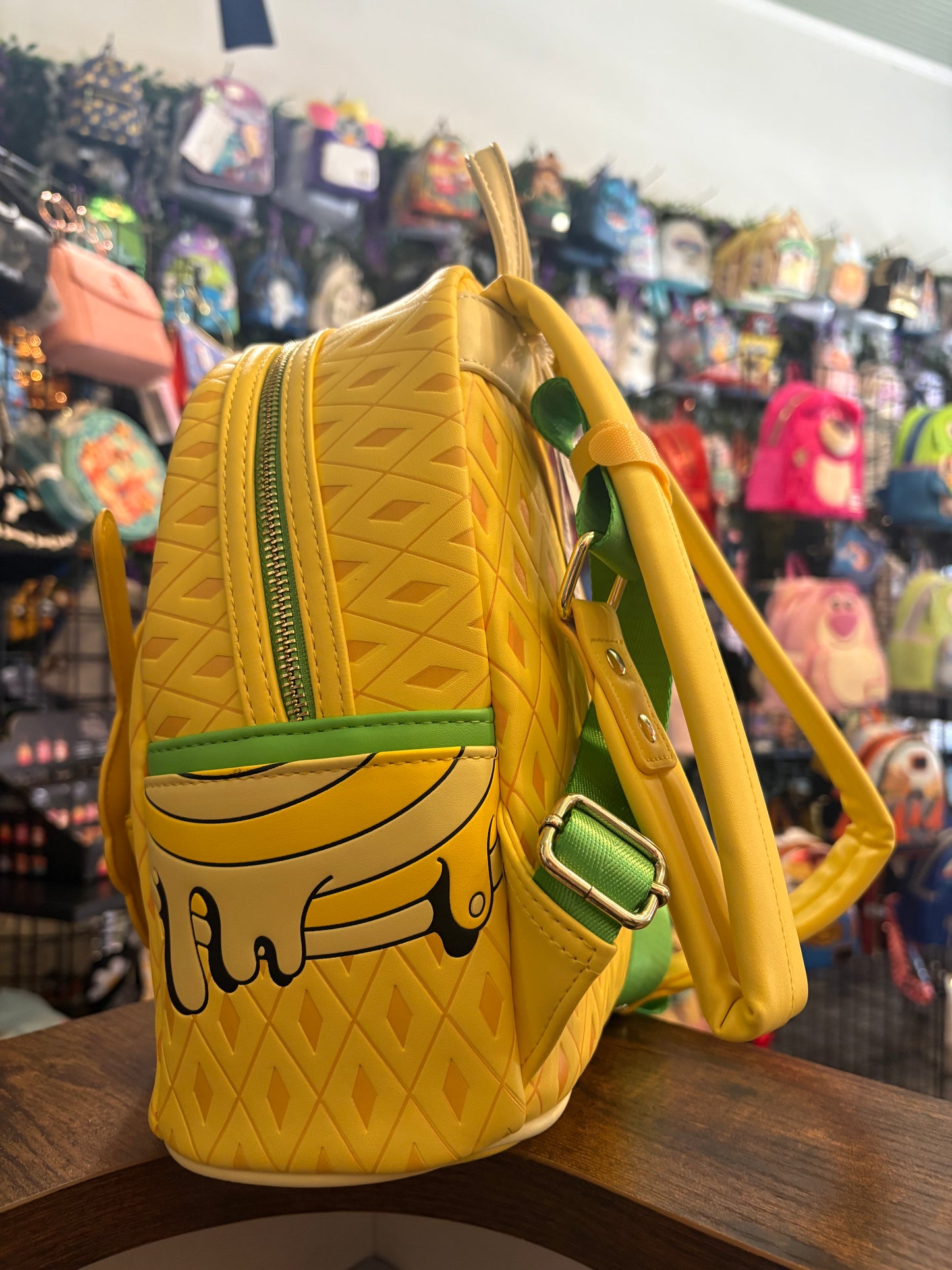 Loungefly Disney Parks Pineapple Swirl mini backpack