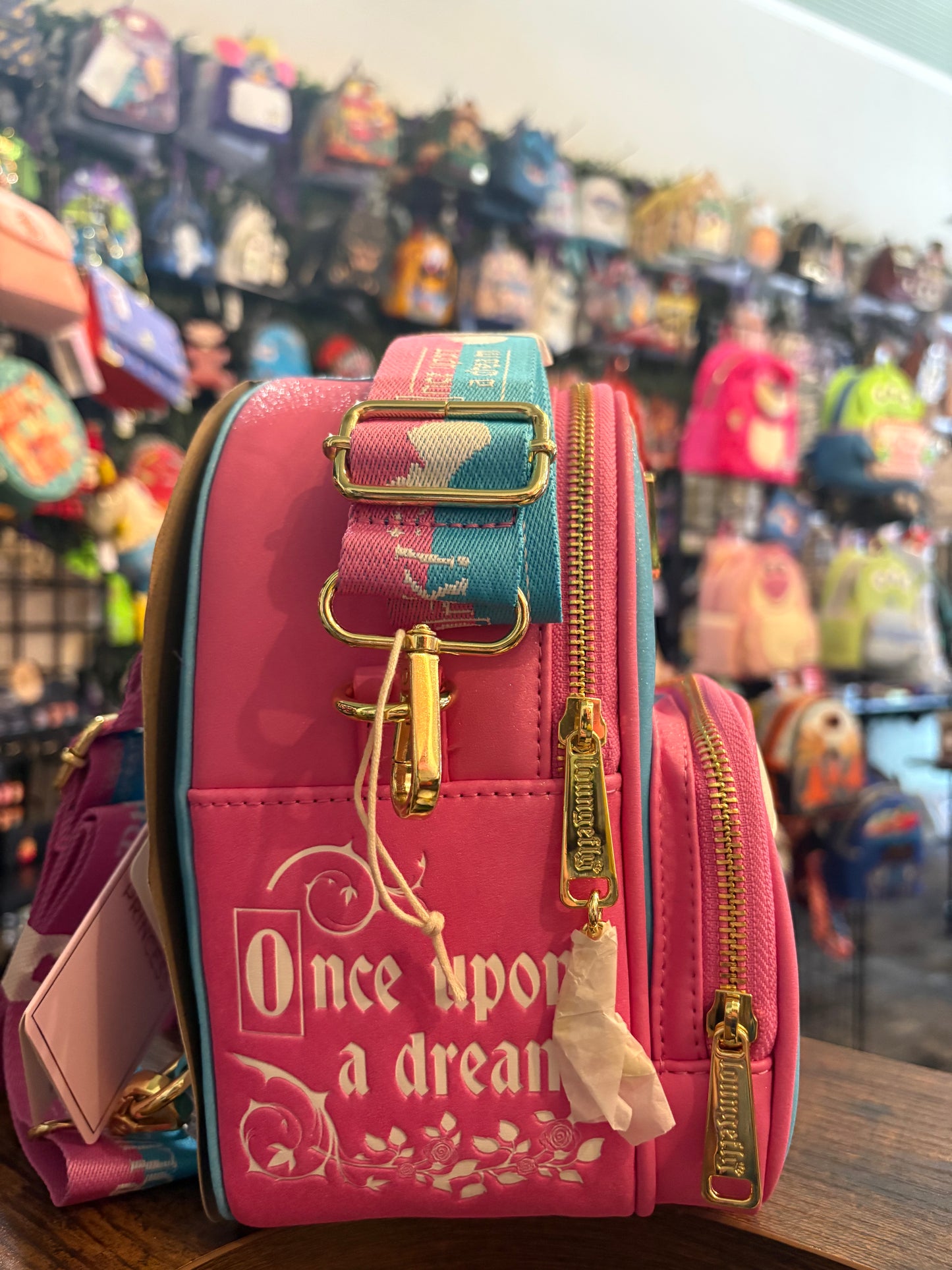 Loungefly Disney Sleeping Beauty Convertible mini Backpack