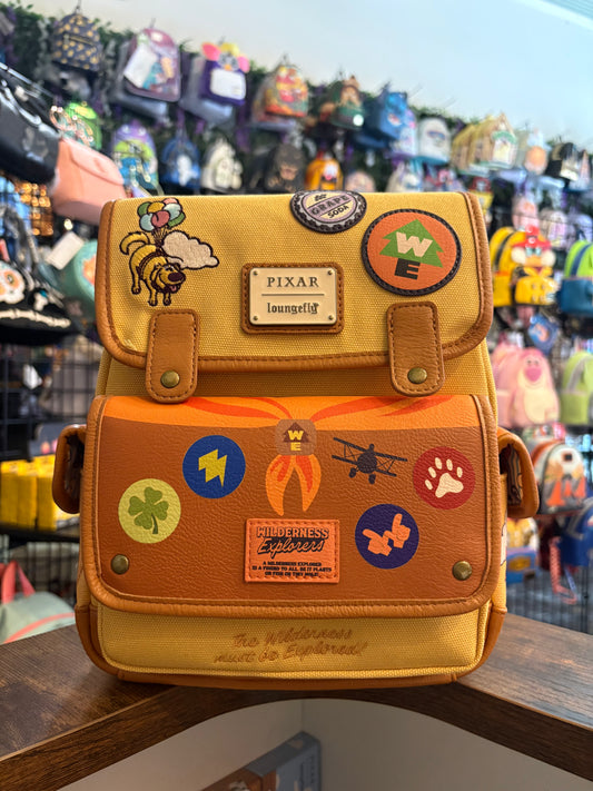 Loungefly Up Russell patch flap mini Backpack