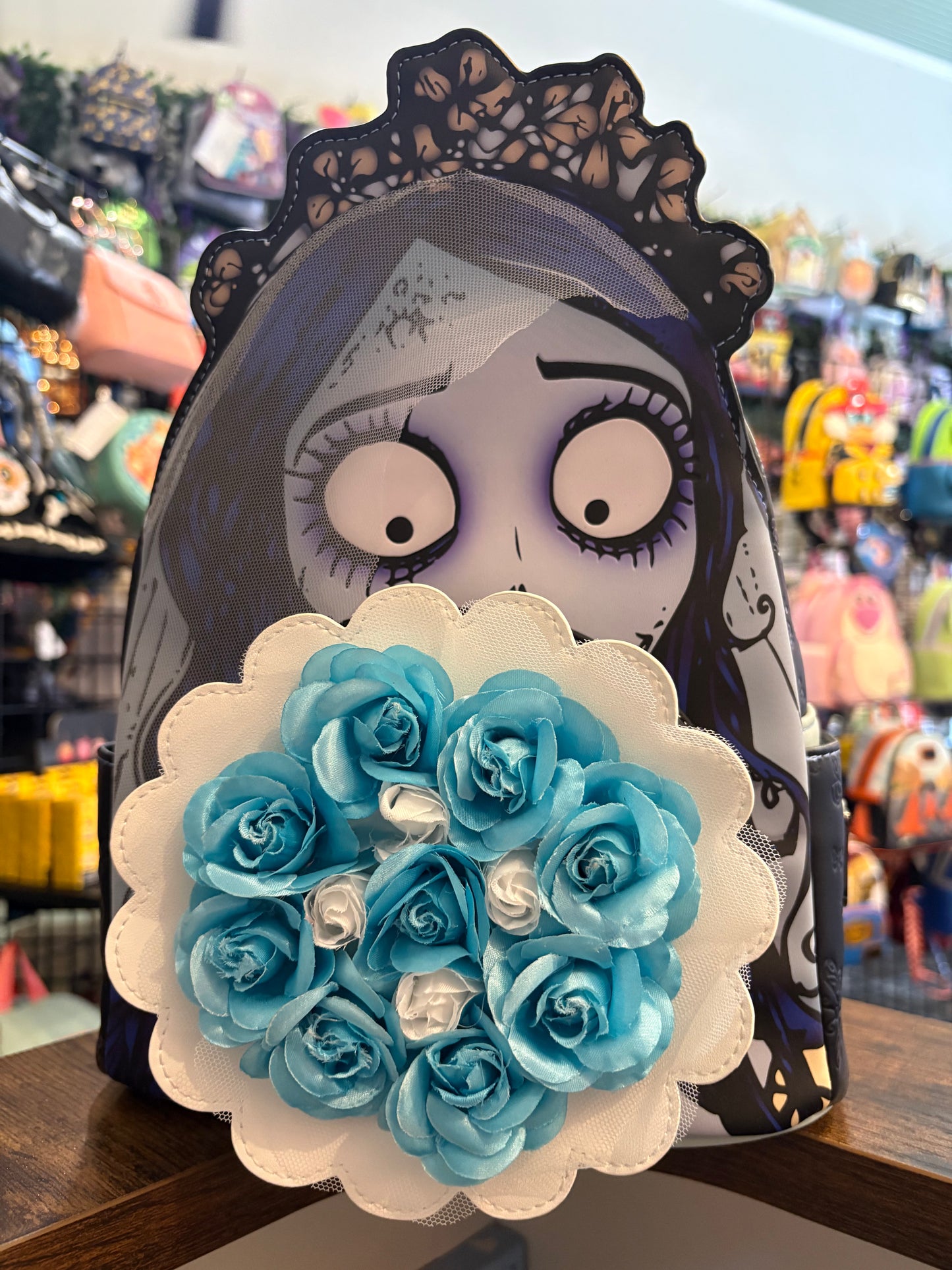 Loungefly Corpse Bride Emily Bouquet mini backpack