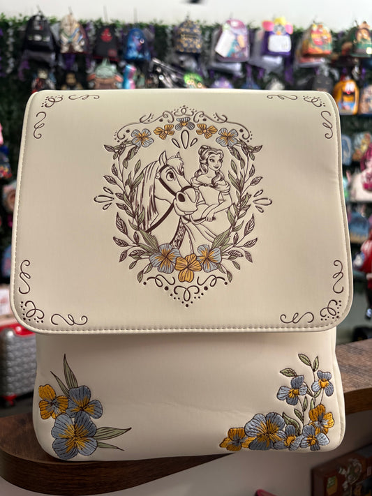 Box Lunch Exclusive Disney  Belle Princess horse girl mini backpack