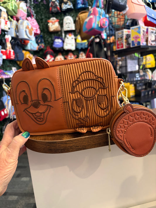 Loungefly Disney Chip and Dale Sling Crossbody