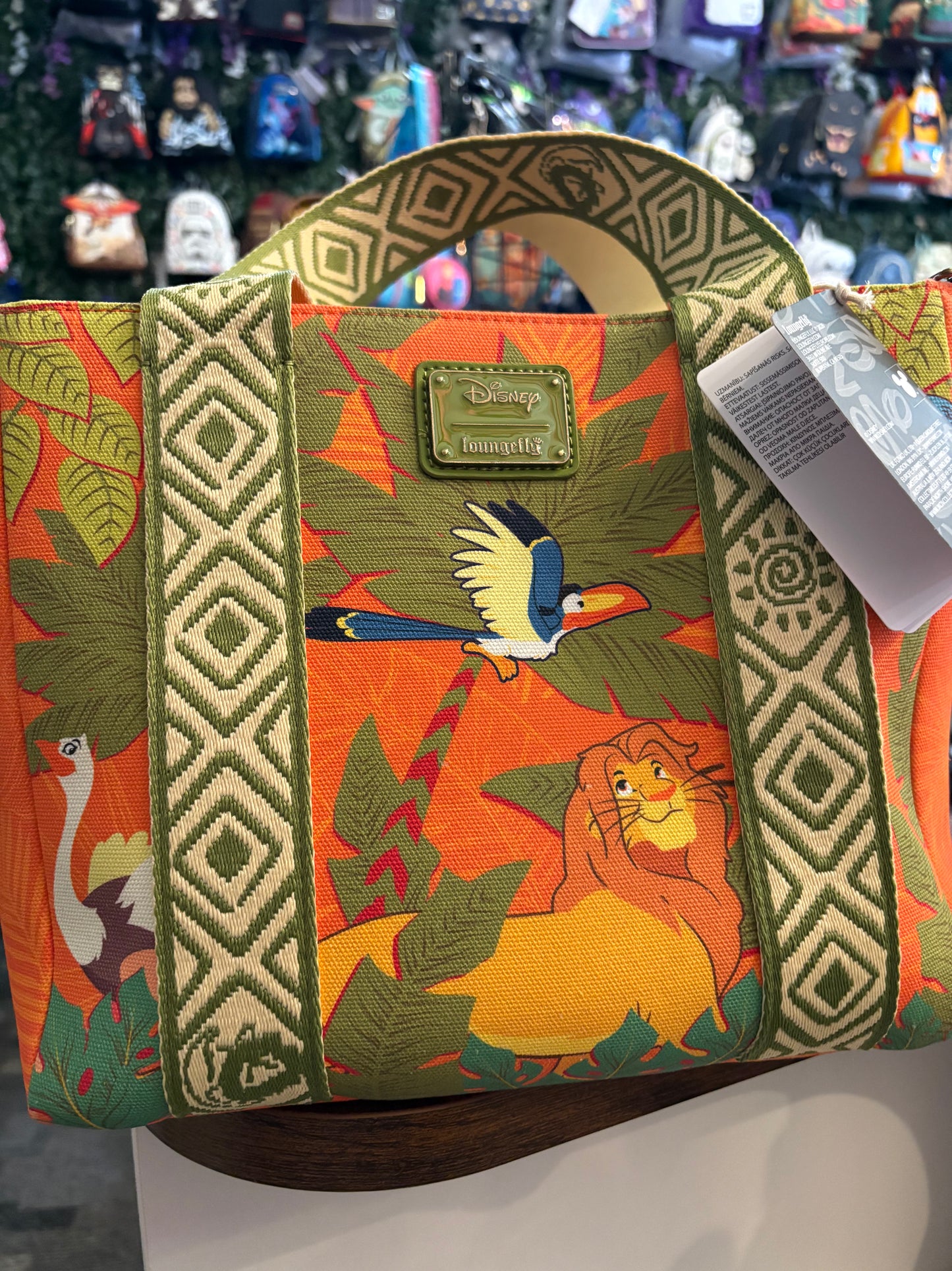 Loungefly Loin King Animal Printed crossbody tote bag