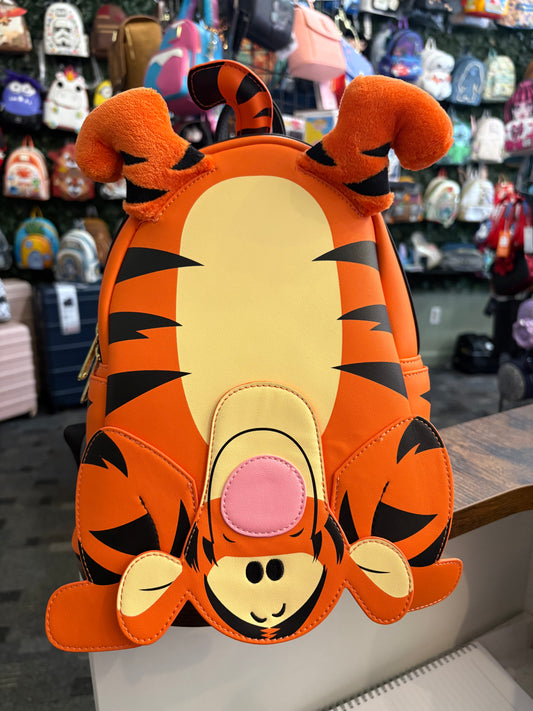 Loungefly winnie the Pooh's Tigger Upside down mini backpack