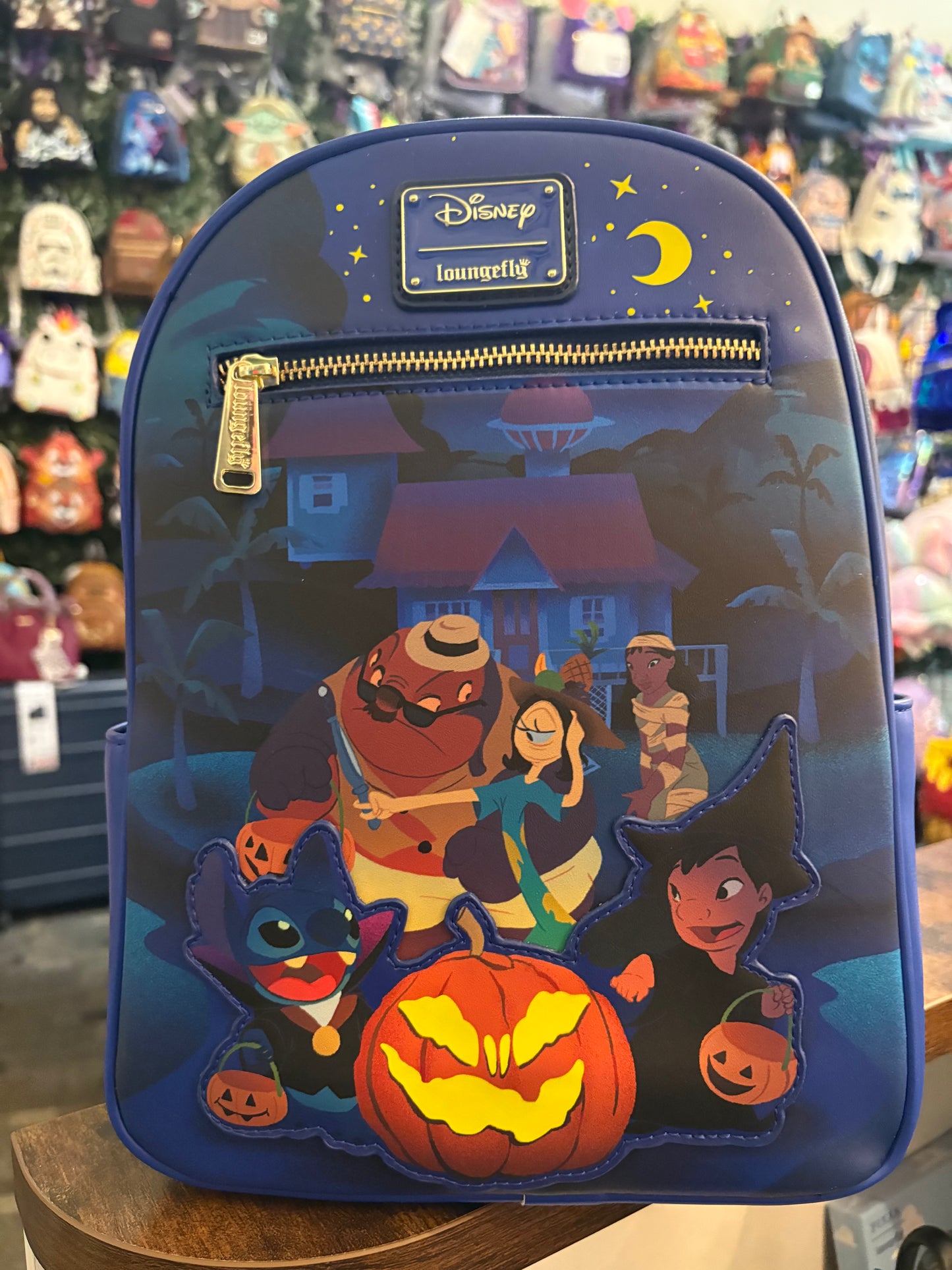 Loungefly Stitch Group Halloween mini Backpack