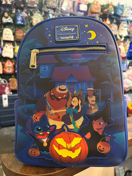 Loungefly Stitch Group Halloween mini Backpack