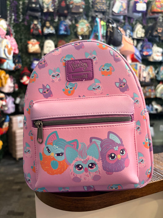 Loungefly Soft tag Furby Friends mini backpack