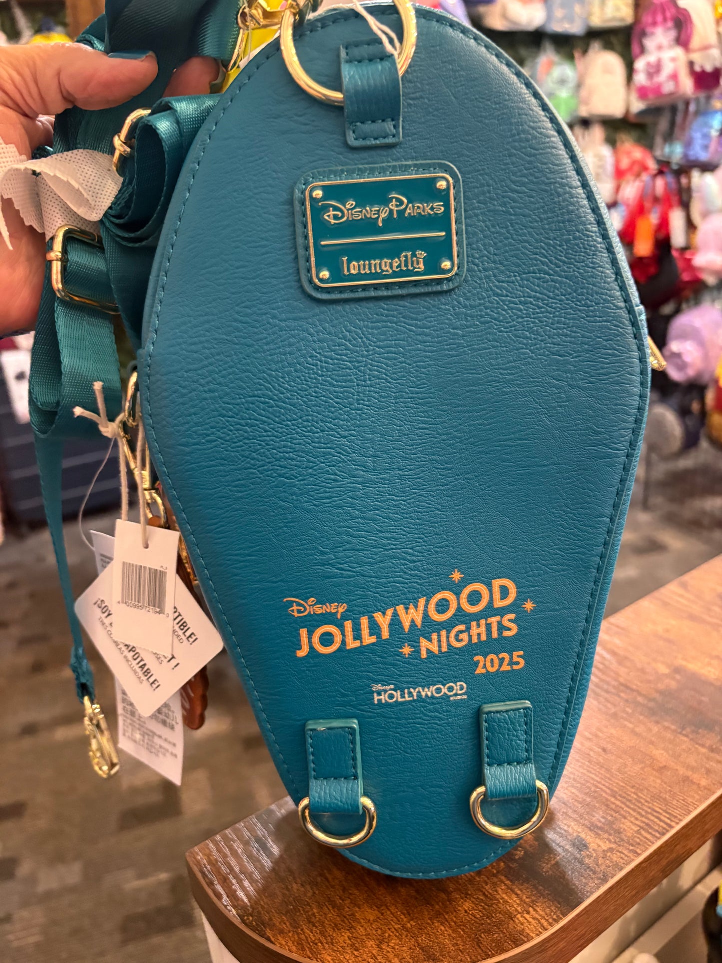 Loungefly Disney Parks Jollywood Nights 2025 Ollie the Gingerbread Star mini backpack scrossbody