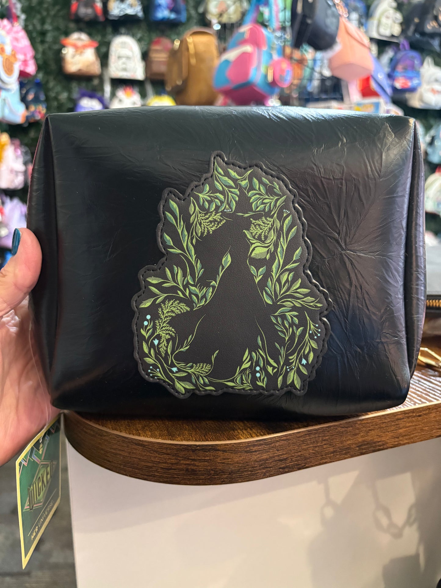 Her Universe WIcked Elphaba Silhouette cosmetic bag