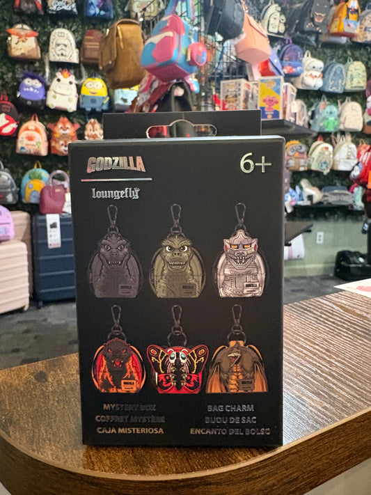 Loungefly Godzilla Mystery Box Bag Charms