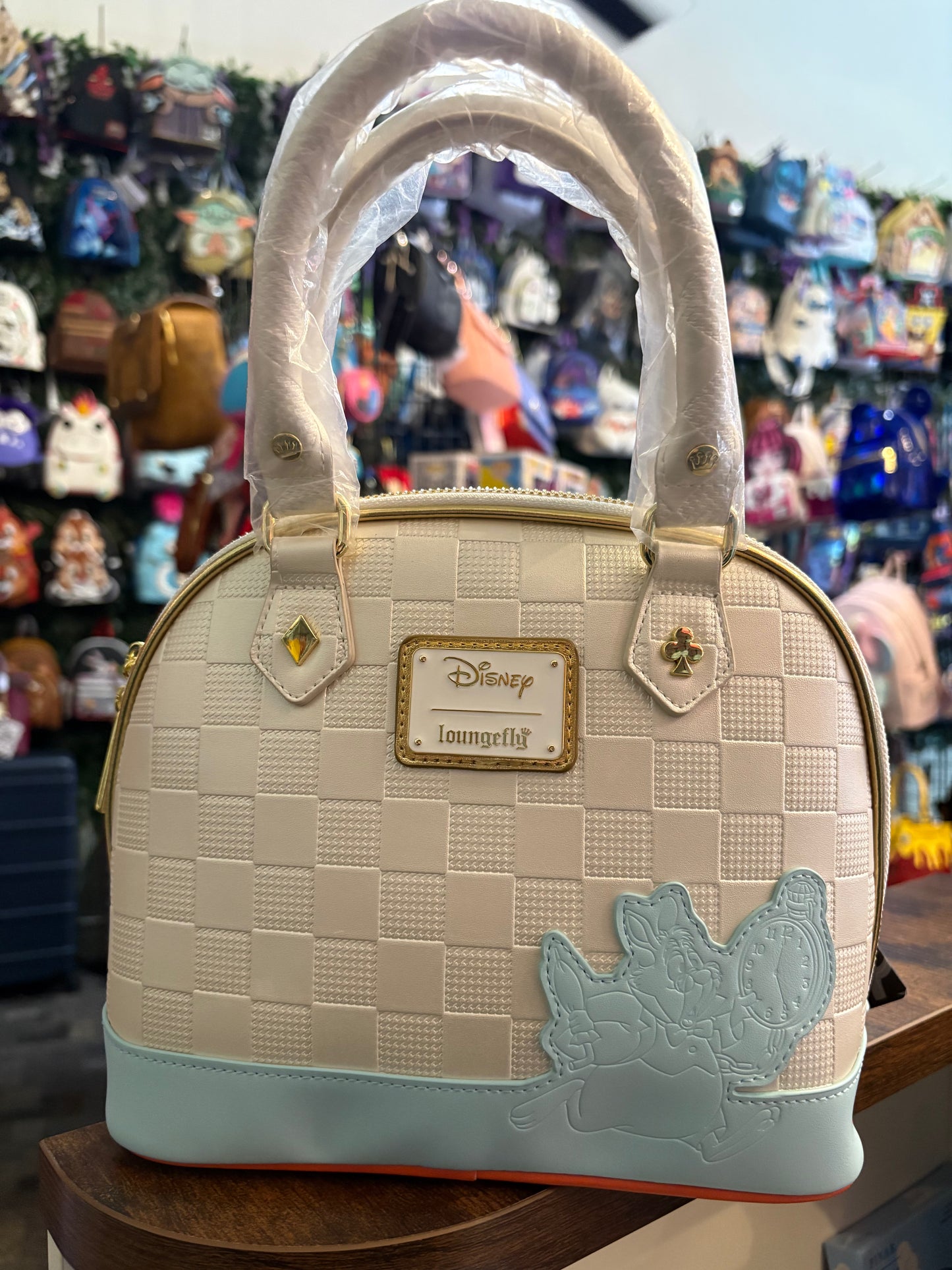 Loungefly Alice in Wonderland White Rabbit Handbag