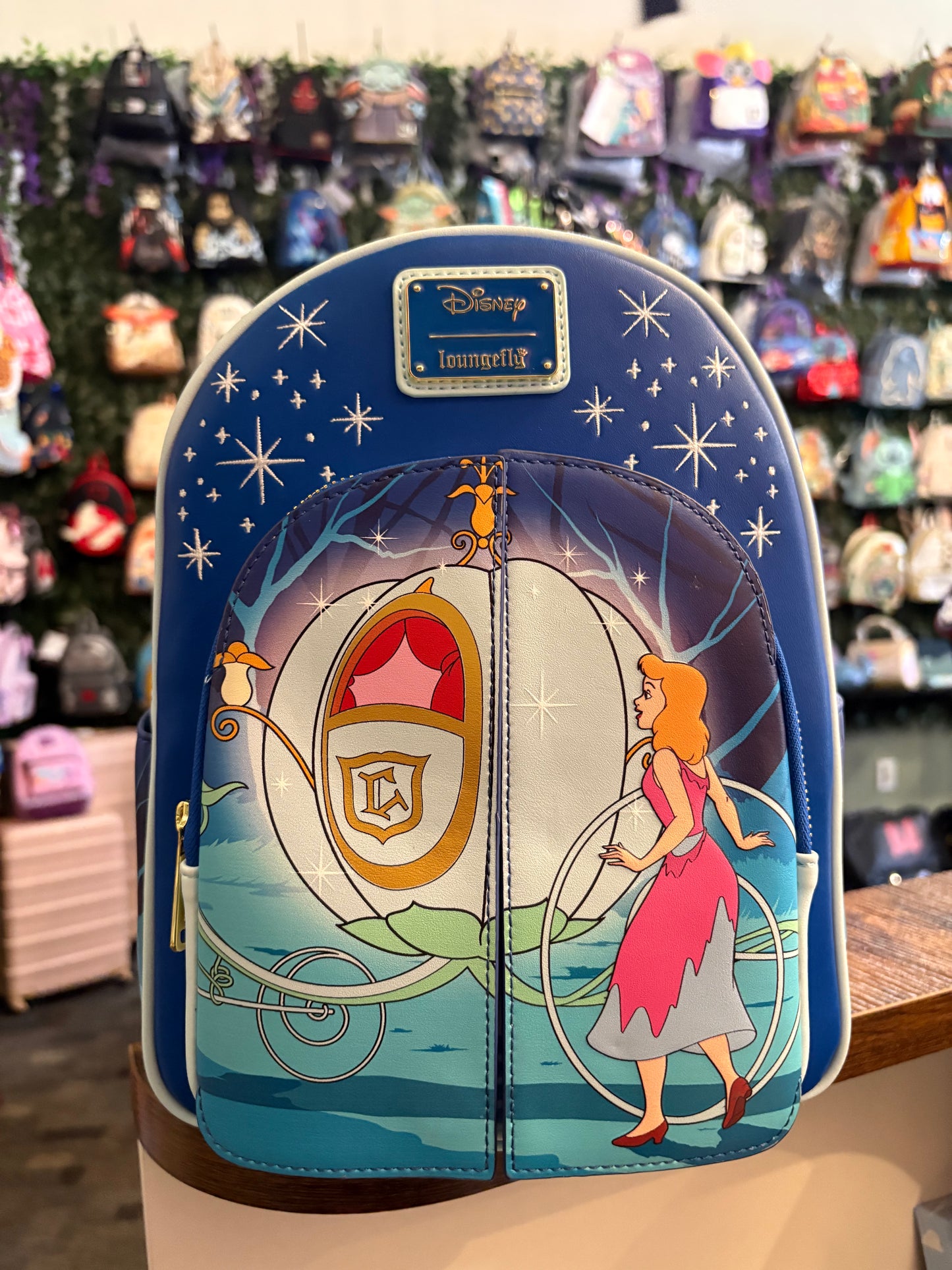 Loungefly Disney Cinderella Door Flap Mini Backpack