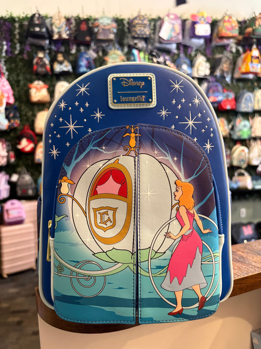 Loungefly Disney Cinderella Door Flap Mini Backpack