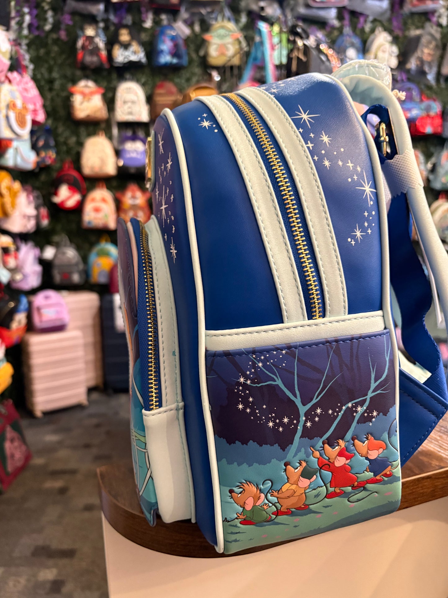 Loungefly Disney Cinderella Door Flap Mini Backpack