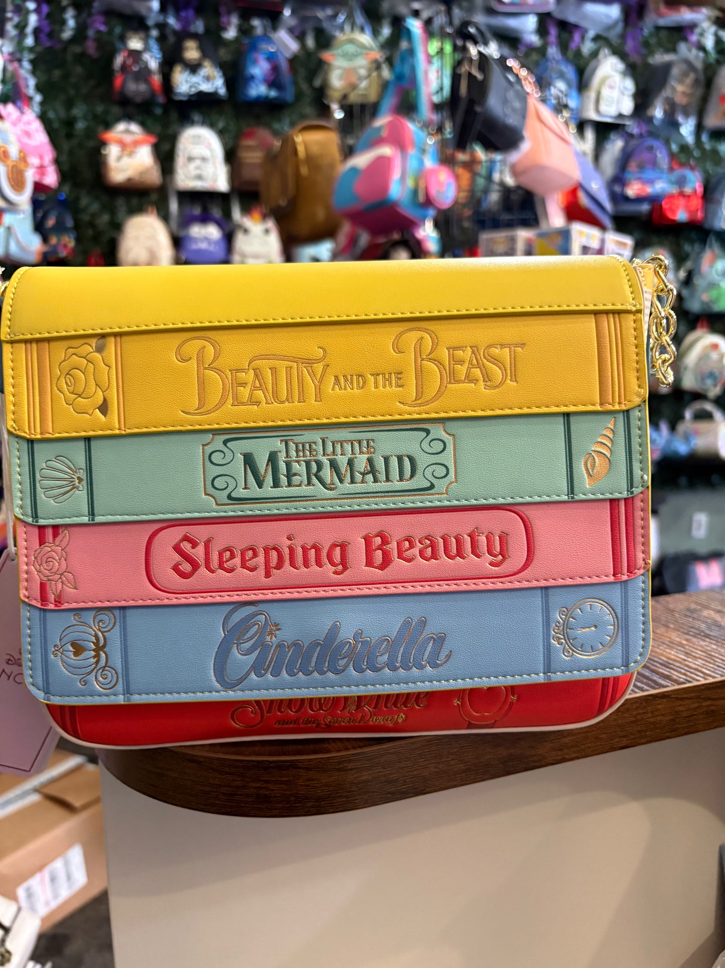 Loungefly Princess Books Classics Crossbody bag