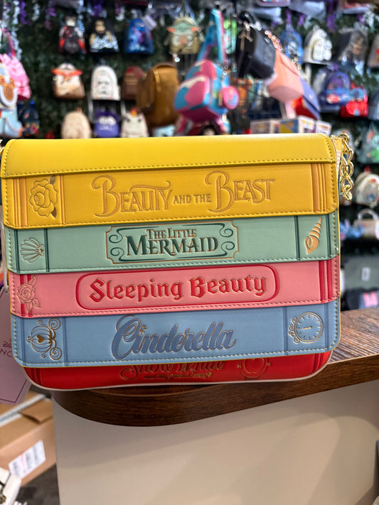 Loungefly Princess Books Classics Crossbody bag