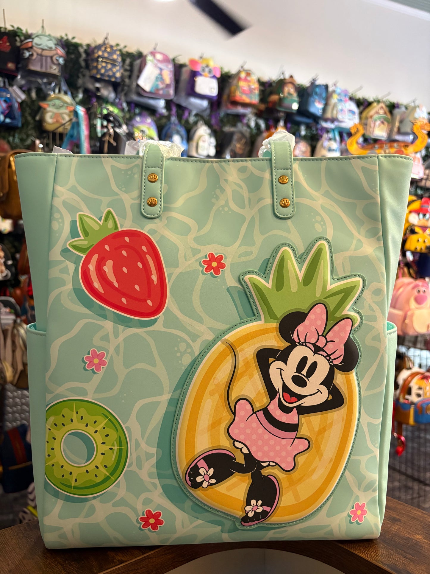 Loungefly Mickey and Minnie Summer Tote