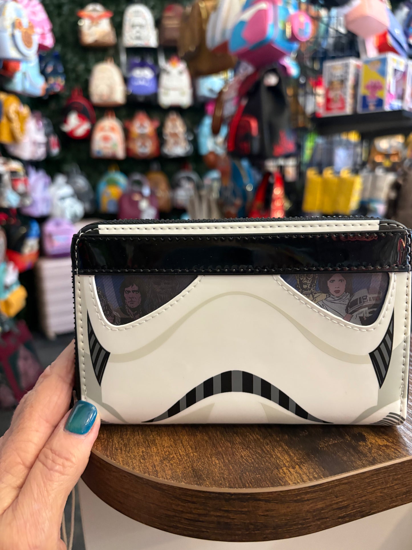 Loungefly Star Wars Stormtroopers  zip around wallet Lenticular